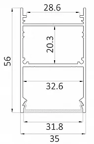 Накладной светильник 6063 LINE 3556 0412630