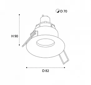 Встраиваемый светильник Italline M01-1021 M01-1021 white