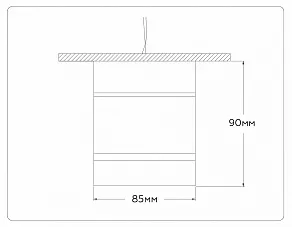 Накладной светильник Ambrella Light TA TA1445
