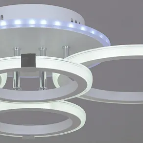 Потолочная люстра Reluce 06319 06319-3.3-04 WH+CR (RGB)