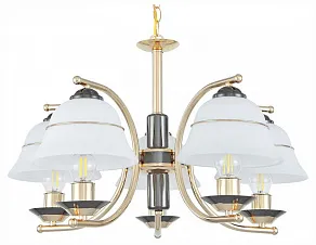 Подвесная люстра Arte Milano Florentia-1240 301240/5 Bk/Gd