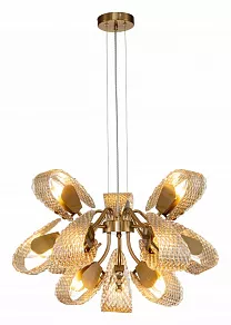 Подвесная люстра Indigo Fless 11033/12P Amber