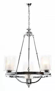 Подвесная люстра LUMINA DECO Santini LDP 1220-4 CHR+WT