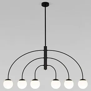 Люстра на штанге Eurosvet Cenacolo 30179/6 черный