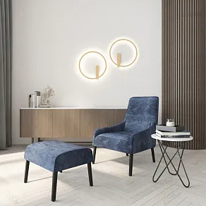 Накладной светильник Denkirs ROUND DK5035-SG