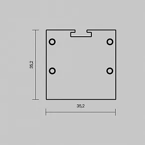 Заглушка для профиля Maytoni  642083