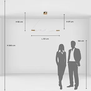 Подвесной светильник De City Мадлен 8 424017301
