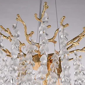 Подвесная люстра Arte Milano Веточка 230110.360.3.E14.H GD