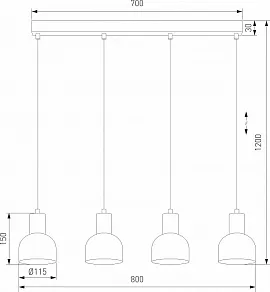 Подвесной светильник TK Lighting Cairo 4896 Cairo