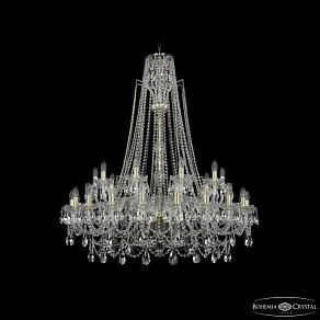 Подвесная люстра Bohemia Ivele Crystal 1411 1411/20+10/400/XL-130 G
