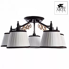 Потолочная люстра Arte Lamp Capri A6344PL-5BR