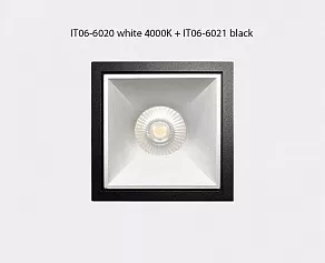Встраиваемый светильник Italline IT06-6020 IT06-6020 white 4000K + IT06-6021 white