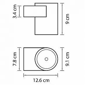 Накладной светильник Lightstar Paro LED 360672