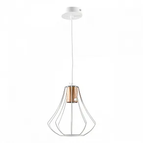 Подвесной светильник Imex MD.9052 MD.9052-1-P-WH+WOOD