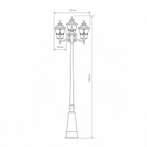 Фонарный столб Elektrostandard Diadema F/3 a030678