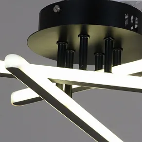 Потолочная люстра Reluce 08855-1 08855-3.3-03C BK+GY