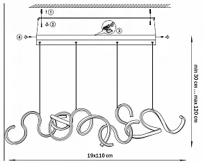 Подвесной светильник Lightstar Corinto 637117