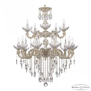 Подвесная люстра Bohemia Ivele Crystal AL7901 AL79101/10+5/250/2D B WMG P Clear/M-1H