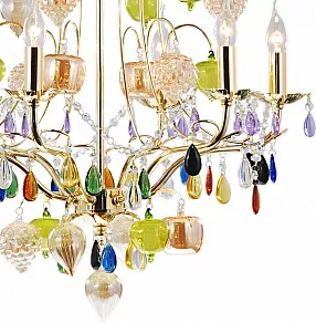 Подвесная люстра Arte Lamp Ricchezza A2011LM-6GO