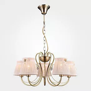 Подвесная люстра Eurosvet 60039 60039/5 античная бронза
