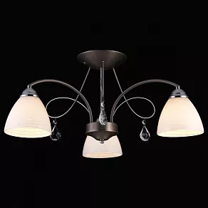 Люстра на штанге Natali Kovaltseva 75017 75017-3C CHROME&amp;NICKEL