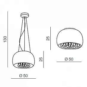 Подвесной светильник Azzardo Burn 2 pendant/top AZ0700
