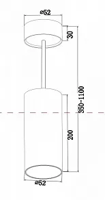 Подвесной светильник Maytoni FOCUS LED P071PL-L12B4K