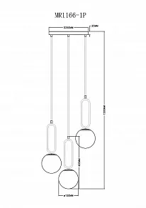 Подвесной светильник MyFar Pierre MR1166-1P