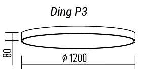 Накладной светильник TopDecor Ding Ding P3 12