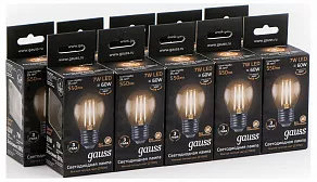 Лампа светодиодная Gauss  E27 7Вт 2700K 105802107
