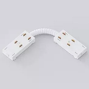 Соединитель гибкий для треков Luminotti SLIMLINE L.200.3.WH