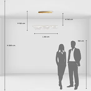 Подвесной светильник De City Конти 32 488013401