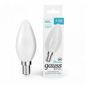 Лампа светодиодная Gauss  E14 4.5Вт 4100K 1035125