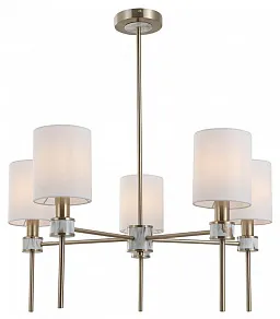 Люстра на штанге Indigo Poesia 13035/5R Brass