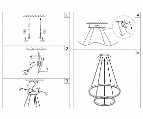Подвесной светильник Kink Light Тор 08219,19A(4000K)