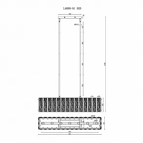 Светильник на штанге iLamp Panorama L4688-91 SGD