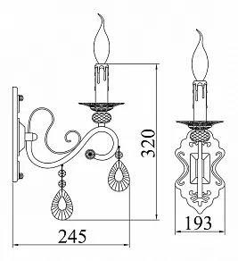Бра Maytoni Aria ARM430-01-WG