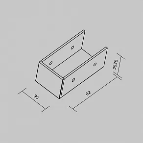 Заглушка для профиля Maytoni Line Elasity O-TR001-EC