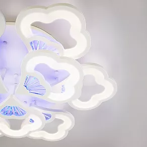 Потолочная люстра Eurosvet Arctic 90141/9 белый 80W