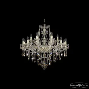 Подвесная люстра Bohemia Ivele Crystal 1415 1415/12+6/300 G K801