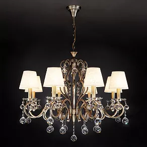 Подвесная люстра Eurosvet Eileen 1448/8 античная бронза Strotskis