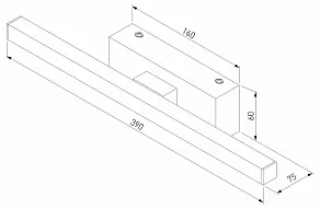 Подсветка для картины Elektrostandard Rino 40121/LED черный