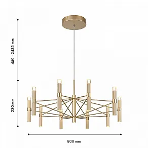 Подвесная люстра Favourite Blick 4759-10P