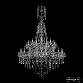 Подвесная люстра Bohemia Ivele Crystal 1415 1415/20+10+5/400/XL-185/2d Ni