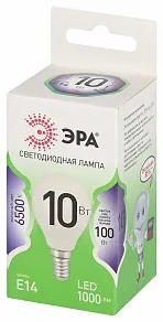 Лампа светодиодная Эра Green Line E14 10Вт 6500K LED P45-10W-865-E14 GL
