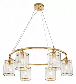 Подвесная люстра Indigo Dante 13022/6P Brass