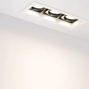 Встраиваемый светильник Arlight  CL-KARDAN-S260x102-3x9W Warm (WH-BK, 38 deg)