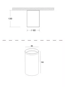 Накладной светильник Maytoni Focus C010CL-01CH