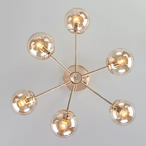 Люстра на штанге Eurosvet Ascot 30166/6 золото