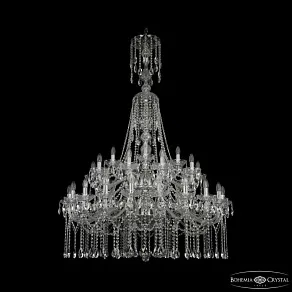Подвесная люстра Bohemia Ivele Crystal 1413 1413/20+10+5/400/XL-164/2d Ni